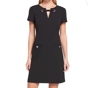 Tommy Hilfiger NWT Navy Crepe Dress size 8